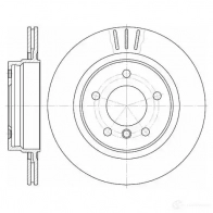 Тормозной диск BREMBO 09770275 8020584770276 790525 PB JWN - Изображение 2
