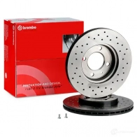 Тормозной диск BREMBO 790072 8020584212370 0951661x E NSG66Q - Изображение 2