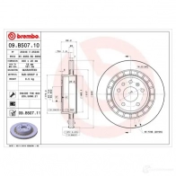 Тормозной диск BREMBO 09b50710 8020584216712 791590 E PCY0M - Изображение 3