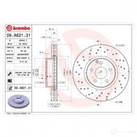 Тормозной диск BREMBO 8020584033647 SSDX 5T 791368 09.A621.31 - Изображение 4