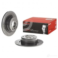 Тормозной диск BREMBO 8020584215319 789675 JAM IH 08.A205.1X - Изображение 4