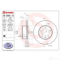 Тормозной диск BREMBO 790816 8020584908013 09908010 2001 7 - Изображение 7