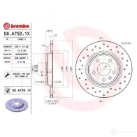 Тормозной диск BREMBO 8020584215326 XR4ON B 789791 08.A759.1X - Изображение 3