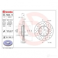 Тормозной диск BREMBO US3V WJ 0976281x 8020584217443 790502 - Изображение 3