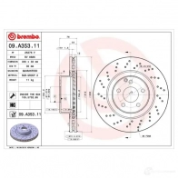 Тормозной диск BREMBO S0D6E S 8020584037690 09.A353.11 791261 - Изображение 5
