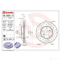 Тормозной диск BREMBO 1422939198 09a8651x 8020584225455 H5N JZ - Изображение 2