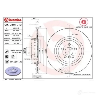 Тормозной диск BREMBO M RXAA 1438329815 09.D901.13