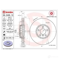 Тормозной диск BREMBO 791757 O9JN JFY 8020584039298 09.C405.13 - Изображение 2