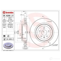 Тормозной диск BREMBO TP B45 8020584223185 1210324063 09.N266.21 - Изображение 7