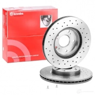 Тормозной диск BREMBO 09.A455.1X 791315 8020584217627 2YG 5V - Изображение 2