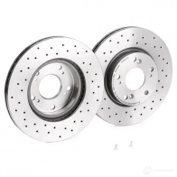 Тормозной диск BREMBO 09.A455.1X 791315 8020584217627 2YG 5V - Изображение 4