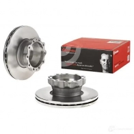 Тормозной диск BREMBO 1438329870 E H6RH 09b56210 - Изображение 3