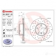 Тормозной диск BREMBO 8020584217603 791547 09.B337.2X GQ X2X - Изображение 5