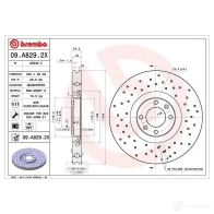 Тормозной диск BREMBO LA8 IGN0 09a8292x 1210321829 8020584220672 - Изображение 2