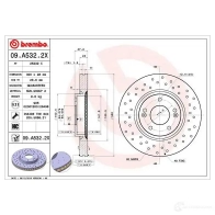 Тормозной диск BREMBO 09.A532.2X W MW6IP4 8020584229163 1422939208 - Изображение 5