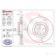 Тормозной диск BREMBO 8020584218372 791681 8DSZ6 8N 09.B971.11 - Изображение 5