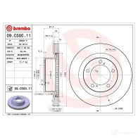 Тормозной диск BREMBO 1210323653 GFXY X4 8020584226292 09.C500.11 - Изображение 2
