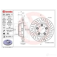 Тормозной диск BREMBO 1198075010 G16 SB8 8020584223000 09.C878.11 - Изображение 6