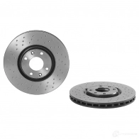 Тормозной диск BREMBO 8020584217566 09.A185.1X 791194 53IL8 1 - Изображение 4