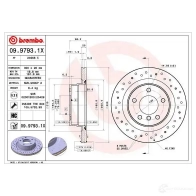 Тормозной диск BREMBO 791089 8020584212684 CUY CU 09.9793.1X - Изображение 5