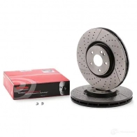 Тормозной диск BREMBO 8020584219256 791675 R FQ1G 09.B913.11 - Изображение 2