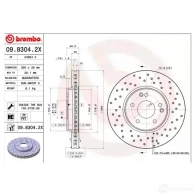 Тормозной диск BREMBO 790638 8020584215371 0983042x NP WUK0 - Изображение 3