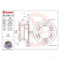 Тормозной диск BREMBO 791073 8020584976319 09976310 JDDZ UHJ