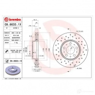 Тормозной диск BREMBO 0986331x 790691 8020584215388 4 76B2 - Изображение 6