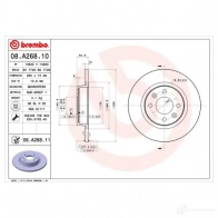 Тормозной диск BREMBO ARR9 SF 789684 08.A268.11 8020584211250 - Изображение 7