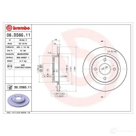 Тормозной диск BREMBO B5FW K 08d56611 1437312212 - Изображение 5