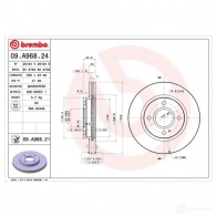 Тормозной диск BREMBO 791499 8020584020531 3 VVMB 09a96824 - Изображение 6