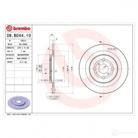 Тормозной диск BREMBO 789818 8020584033005 I6Q1 77 08b04410 - Изображение 4