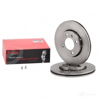 Тормозной диск BREMBO 790342 09679914 YRZ9 J 8020584012666 - Изображение 2