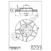 Тормозной диск BREMBO 09476575 789977 8020584011287 P6DYY NG - Изображение 5