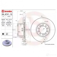 Тормозной диск BREMBO XJE P2W9 791417 8020584214879 09a74110 - Изображение 2