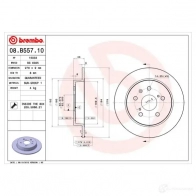 Тормозной диск BREMBO 08.B557.10 789847 8020584039922 N CHVI0 - Изображение 2