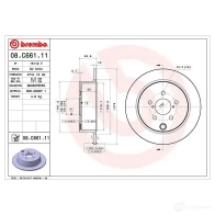 Тормозной диск BREMBO 8020584226773 FQNH XT 08.C661.11 1210310105 - Изображение 4