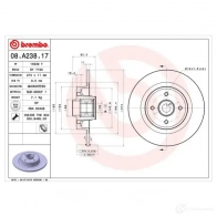 Тормозной диск BREMBO 789678 TXX YJY0 08a23817 8020584016701 - Изображение 3