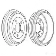 Тормозной барабан BREMBO 6 VNBOFD 8020584938423 14.9384.20 792047 - Изображение 3