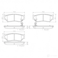 Тормозной шланг BREMBO Renault Kangoo (KC) 1 Минивэн 1.9 dCi 4x4 (KC0V) 80 л.с. 2001 – 2025 68P CIP T 68 082 8432509656112