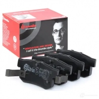 Тормозные колодки дисковые, комплект BREMBO 2 1719 P 28 022 800103 21720 - Изображение 2