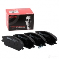 Тормозные колодки дисковые, комплект BREMBO 210 12 P 30 024 800166 21773 - Изображение 2