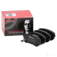 Тормозные колодки дисковые, комплект BREMBO P 30 033 800175 24479 24 276 - Изображение 2