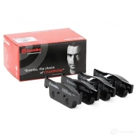 Тормозные колодки дисковые, комплект BREMBO 2570 2 800886 25703 P 68 059 - Изображение 2
