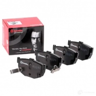 Тормозные колодки дисковые, комплект BREMBO 2 1553 21554 800145 P 30 003 - Изображение 2
