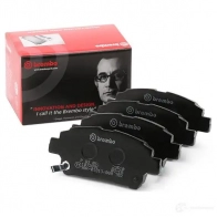 Тормозные колодки дисковые, комплект BREMBO 800987 235 10 P 83 051 23511 - Изображение 2