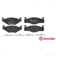 Тормозные колодки, комплект BREMBO p85024 801090 2 0887 20888 - Изображение 6