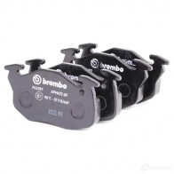 Тормозные колодки, комплект BREMBO 800760 209 05 p61097 20906 - Изображение 3