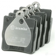Тормозные колодки дисковые, комплект BREMBO 2 1919 800417 7647D779 P 50 072