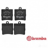 Тормозные колодки дисковые, комплект BREMBO 2 1919 800417 7647D779 P 50 072 - Изображение 6